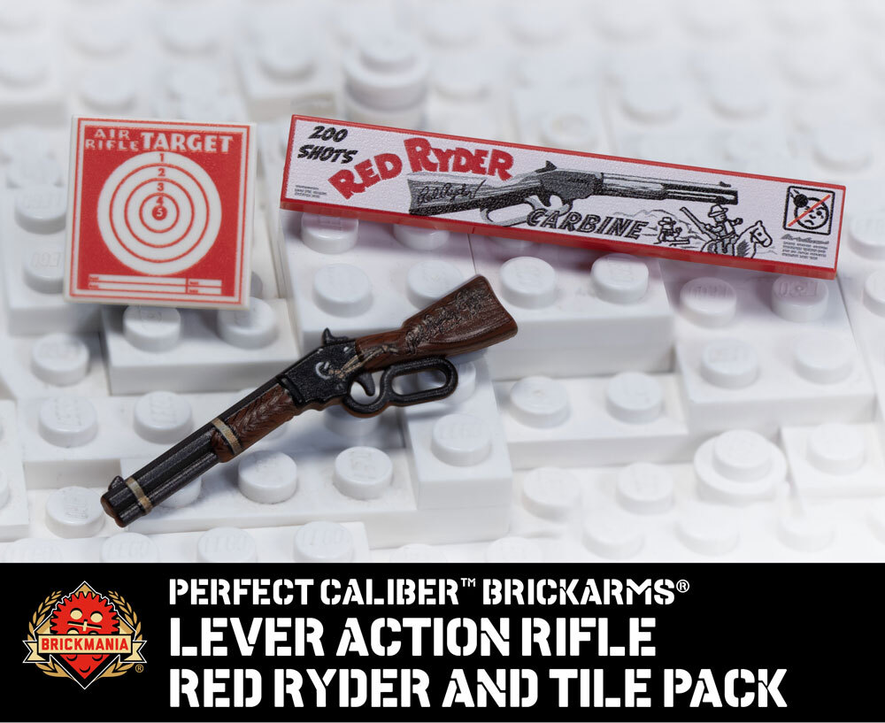 Perfect Caliber™ BrickArms® Lever Action Rifle Red Ryder and Tile Pack Perfect Caliber™ BrickArms® Lever Action Rifle Red Ryder and Tile Pack