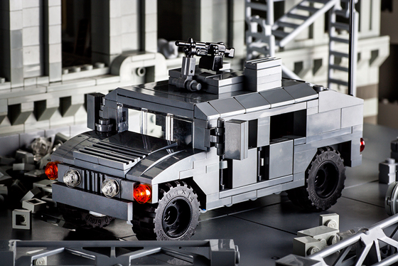 Lego Military Humvee M1025 HMMWV 100% Lego Parts Hummer Army Slantback Turret 