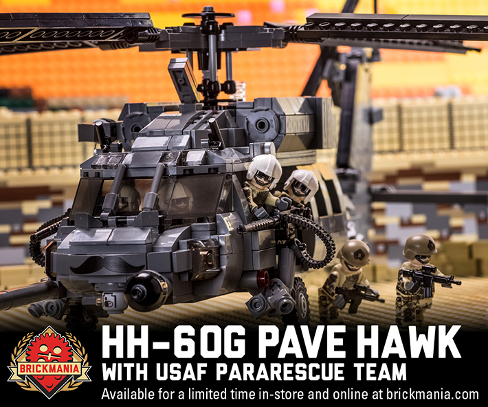 HH-60G PAVE Hawk - Combat Rescue Team - Brickmania Toys
