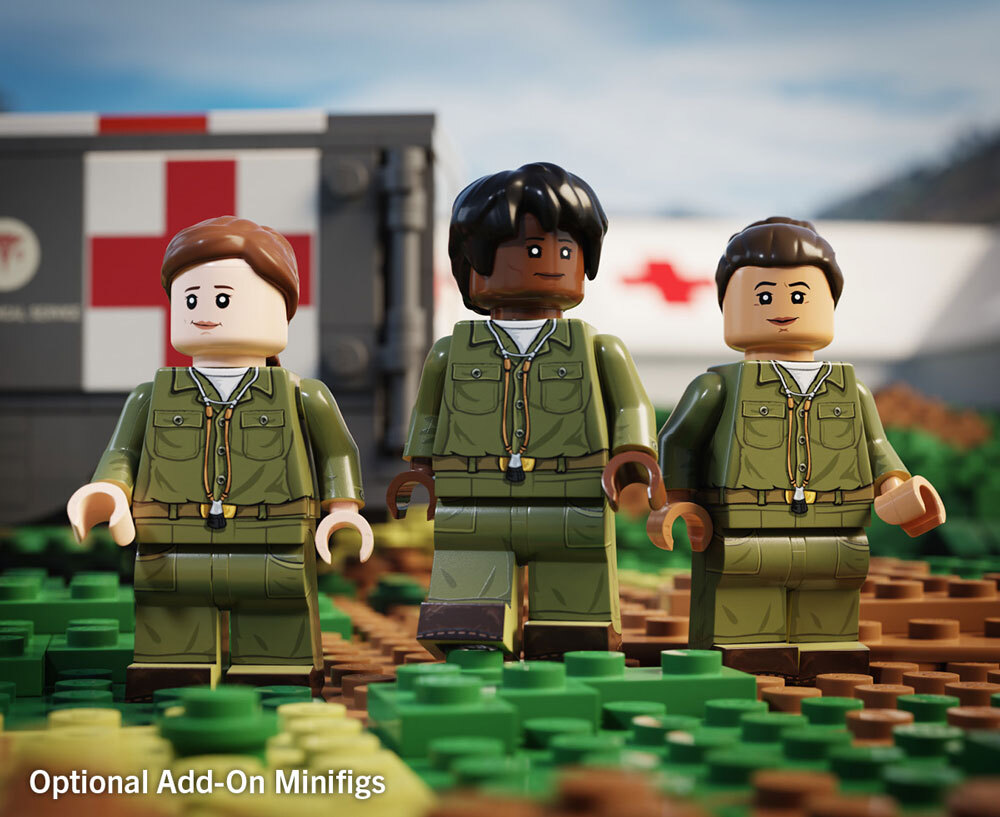 Optional add-ons: With your M43 Ambulance preorder, you have the option to add up to three Korean War Nurses! Optional add-ons: With your M43 Ambulance preorder, you have the option to add up to three Korean War Nurses!