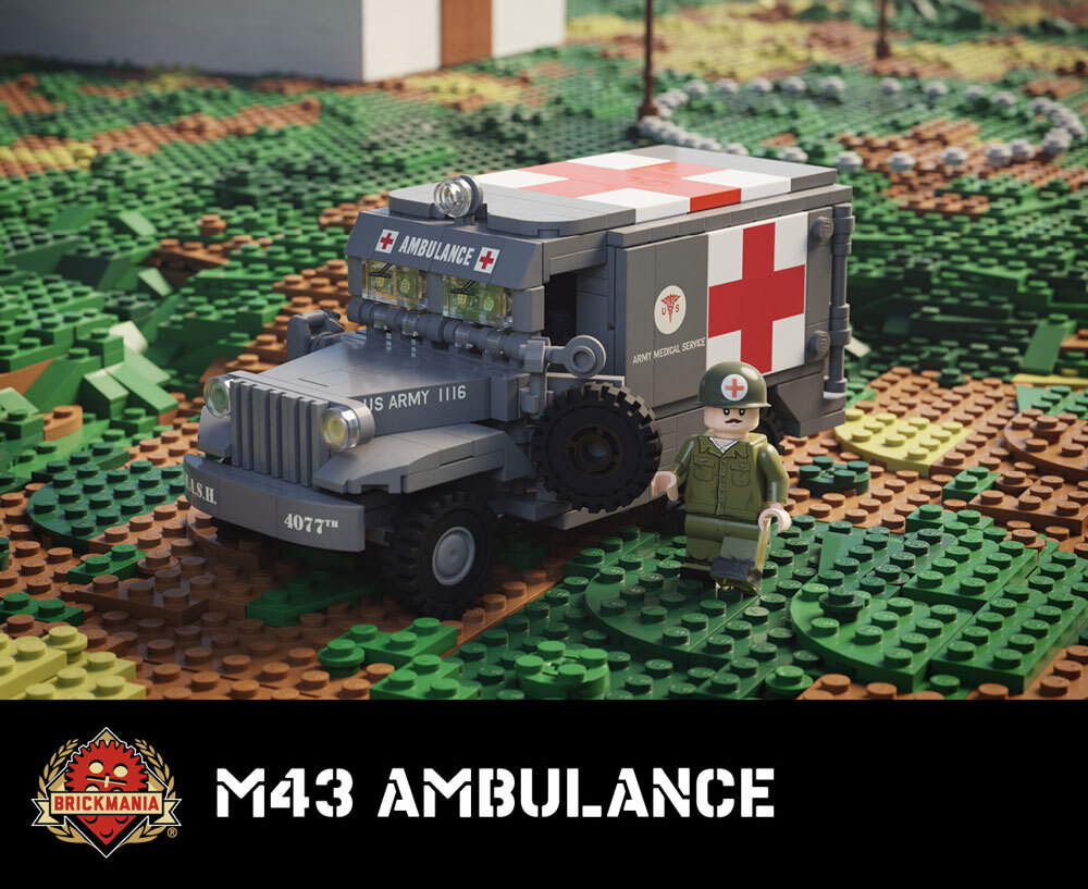 M43 Ambulance with optional Korean War Nurse add-on M43 Ambulance with optional Korean War Nurse add-on