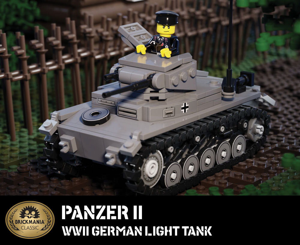 Panzer II WWII German Light Tank - Brickmania Classic Series Panzer II WWII German Light Tank - Brickmania Classic Series