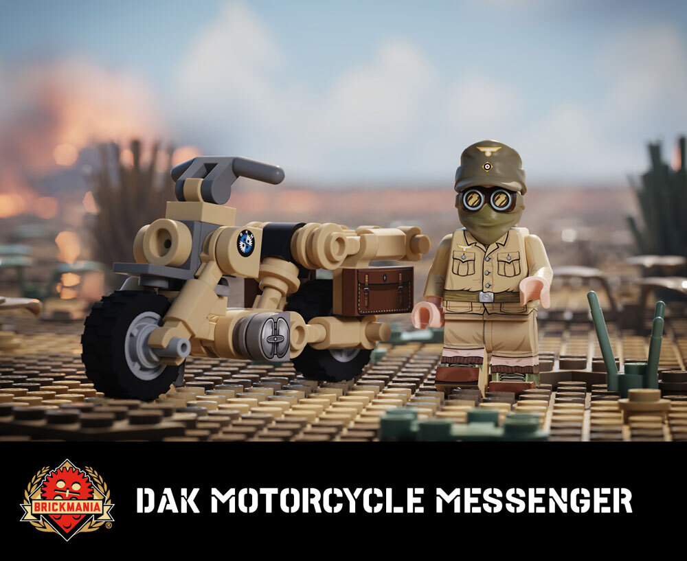 DAK Motorcycle Messenger - WWII German Reconnaissance Vehicle