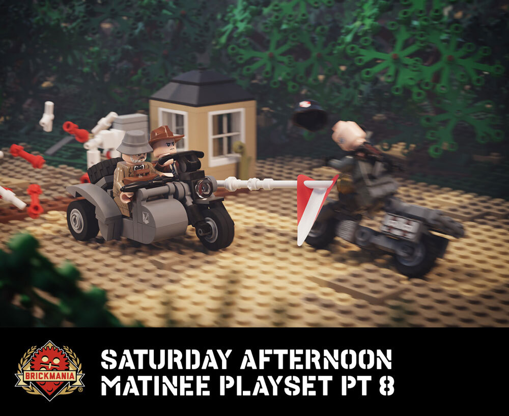 Saturday Afternoon Matinee Playset Part 8 &ndash; Motorcycle Chase
