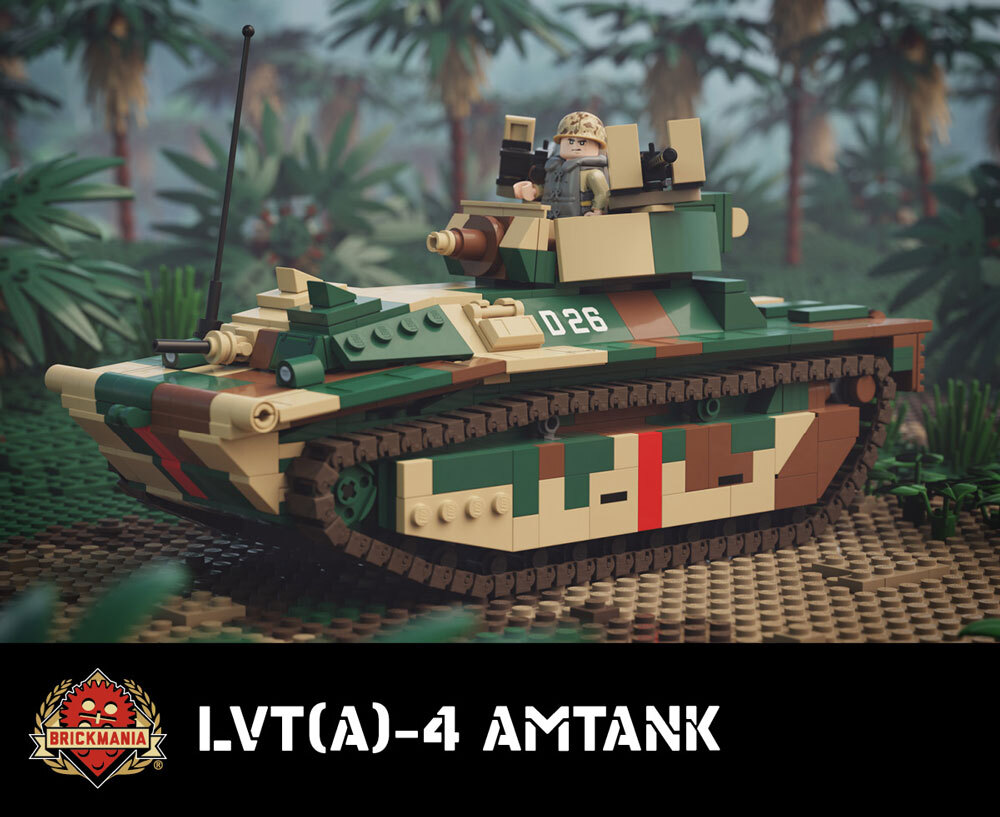 LVT(A)-4 Amtank - Tracked Armored Amphibious Fire Support Vehicle LVT(A)-4 Amtank - Tracked Armored Amphibious Fire Support Vehicle