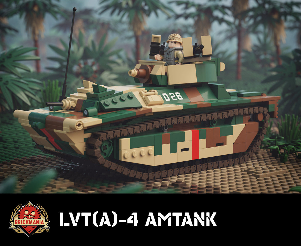 LVT(A)-4 Amtank - Tracked Armored Amphibious Fire Support Vehicle LVT(A)-4 Amtank - Tracked Armored Amphibious Fire Support Vehicle