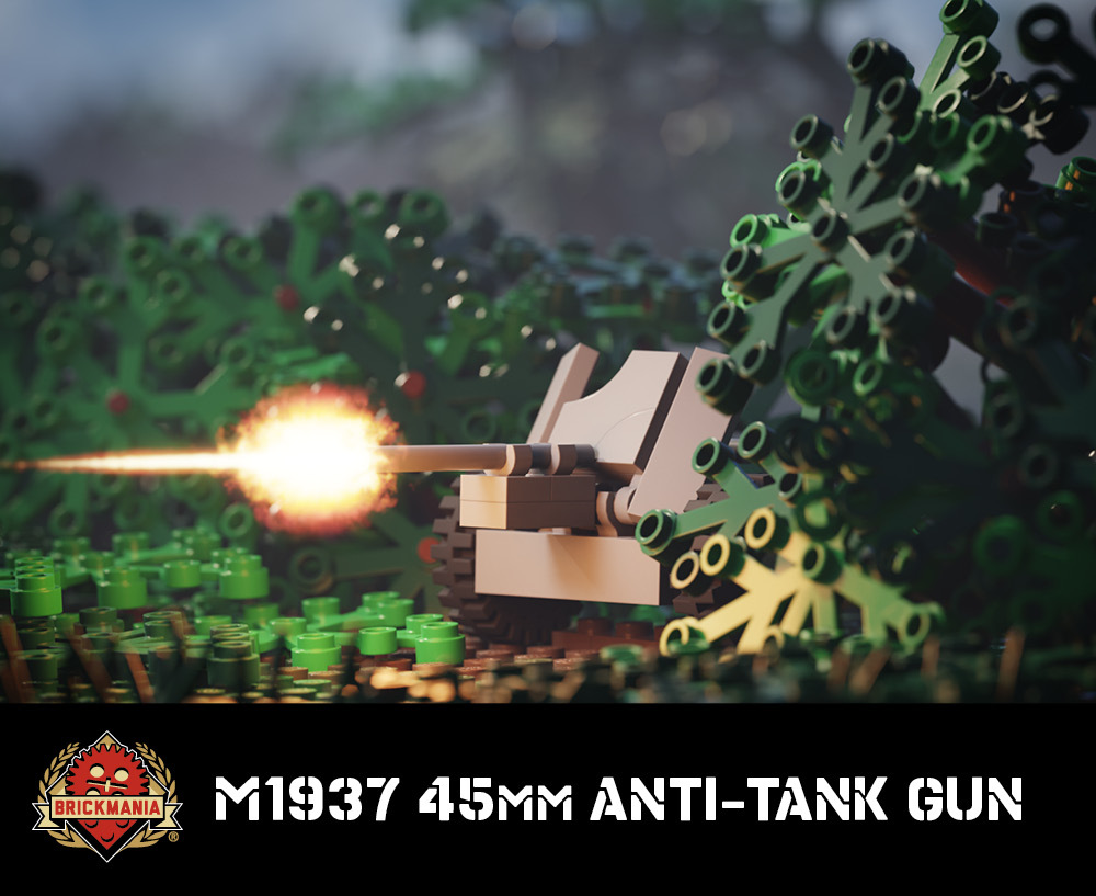 M1937 45 mm Anti-Tank Gun - WWII Soviet Light Artillery
