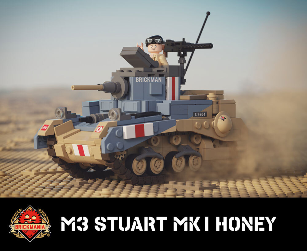 M3 Stuart Mk I Honey - WWII Desert Rats Light Tank M3 Stuart Mk I Honey - WWII Desert Rats Light Tank