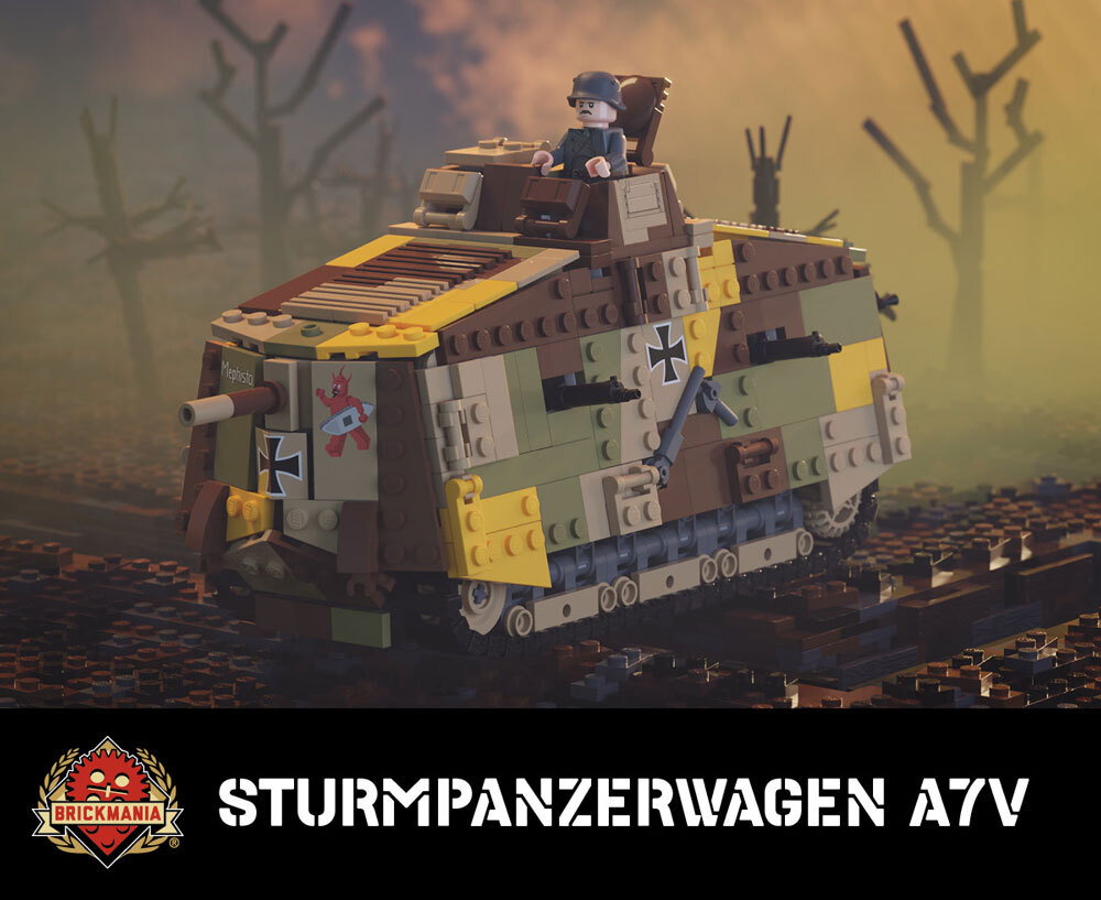 Sturmpanzerwagen A7V - WWI German Heavy Tank