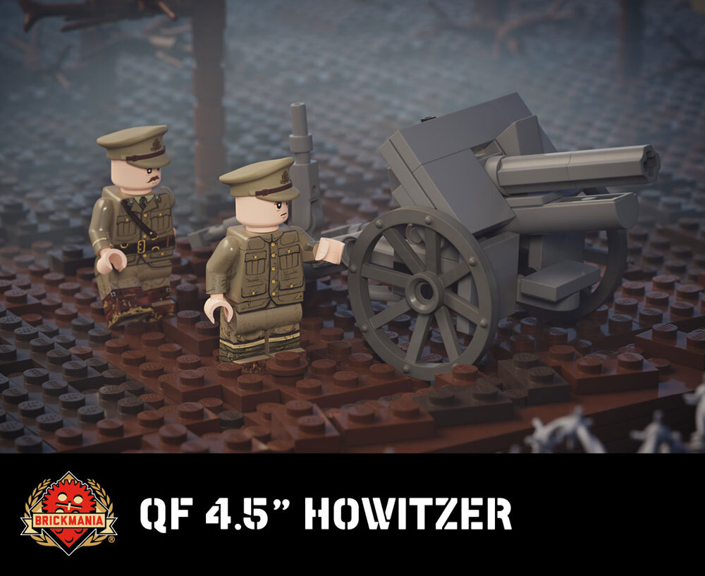 QF 4.5" Howitzer + 2 Crewman
