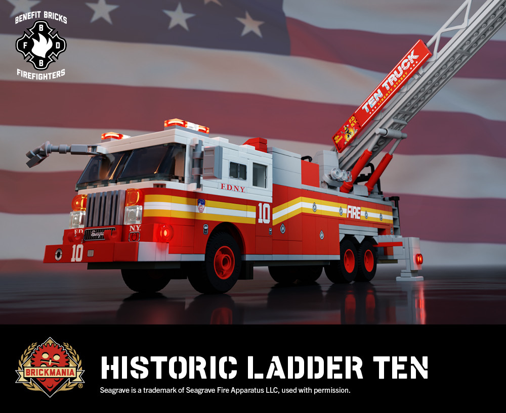 Historic Ladder Ten - 9/11 Commemorative Fire Truck Historic Ladder Ten - 9/11 Commemorative Fire Truck