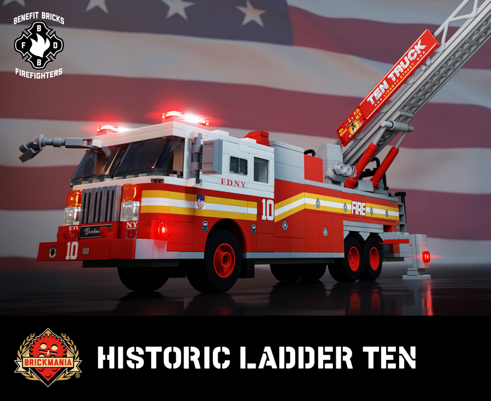 Historic Ladder Ten - 911 Commemorative Fire Truck Historic Ladder Ten - 911 Commemorative Fire Truck