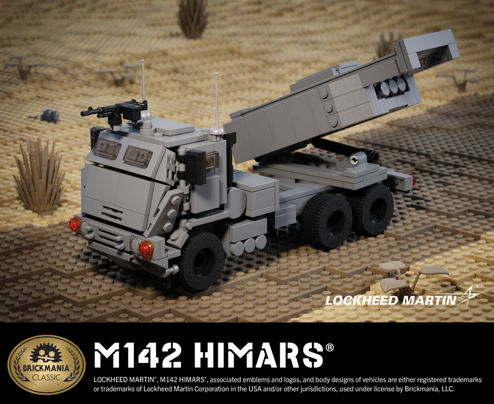 HIMARS® – High Mobility Artillery Rocket System® - Brickmania Classic Series - Officially Licensed Kit HIMARS® – High Mobility Artillery Rocket System® - Brickmania Classic Series - Officially Licensed Kit