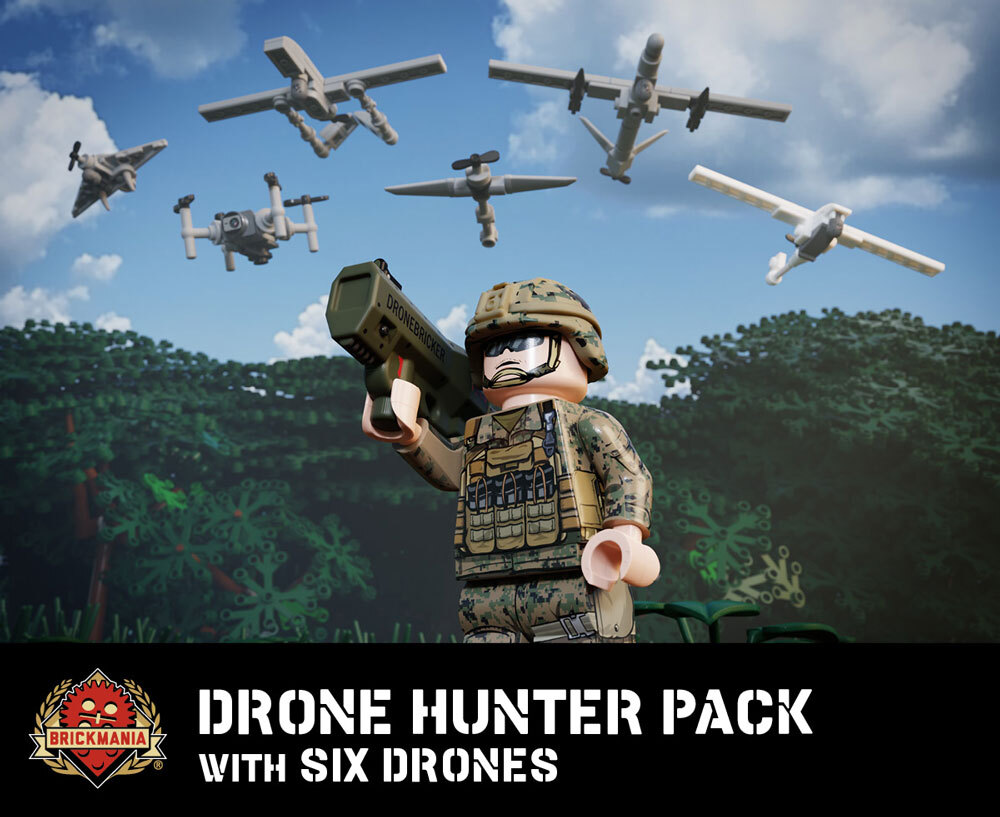 Drone Hunter Pack - With Drone Hunter and Six Drones