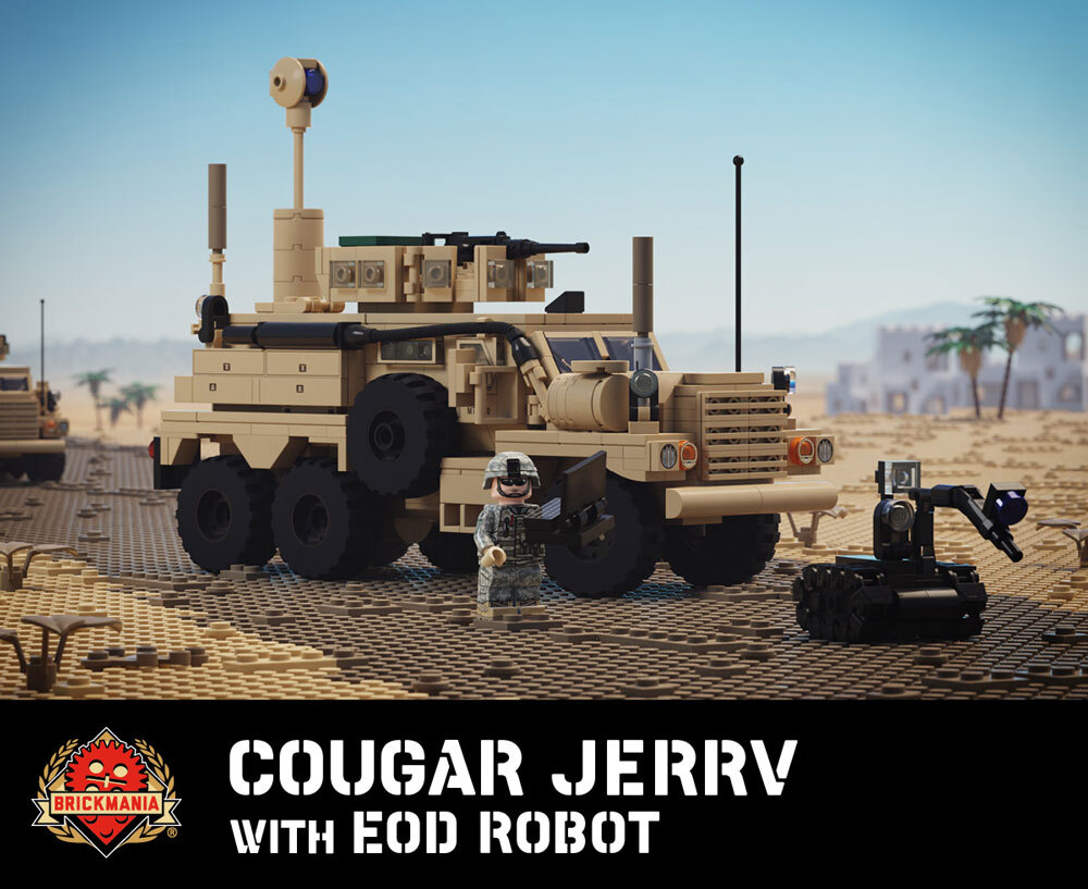 Cougar JERRV with EOD Robot - Joint EOD Rapid Response Vehicle