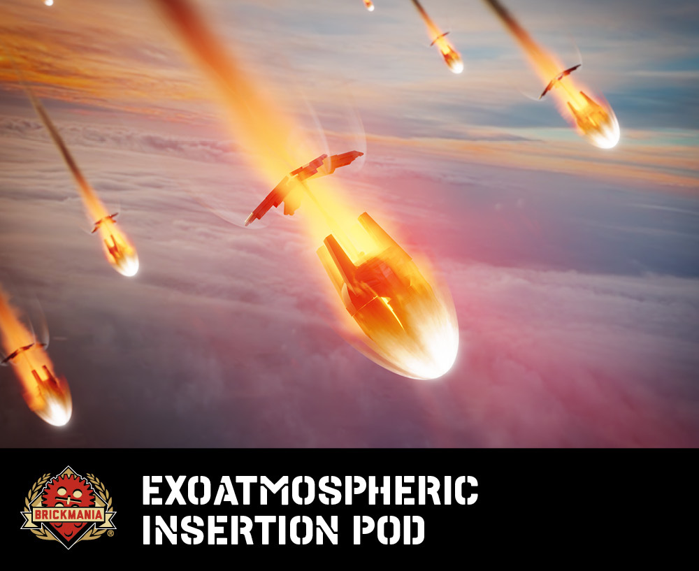 Exoatmospheric Insertion Pod with 26th Century Shock Trooper
