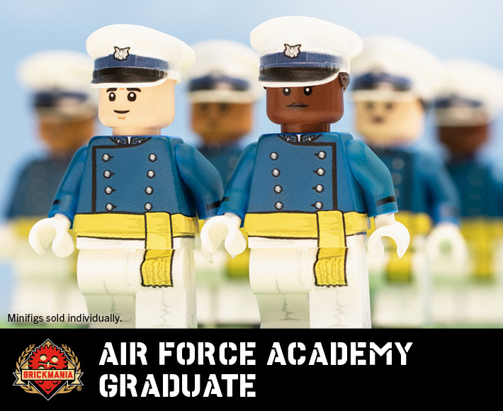 Air Force Academy Graduate custom minifig by Brickmania&reg;