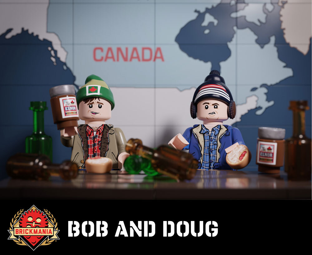 Bob and Doug &ndash; Custom Minifig 2-Pack