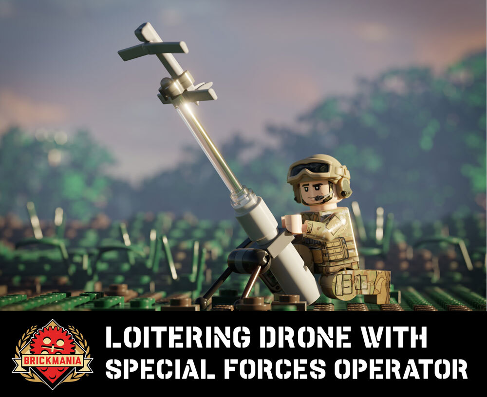 Loitering Drone with Special Forces Operator
