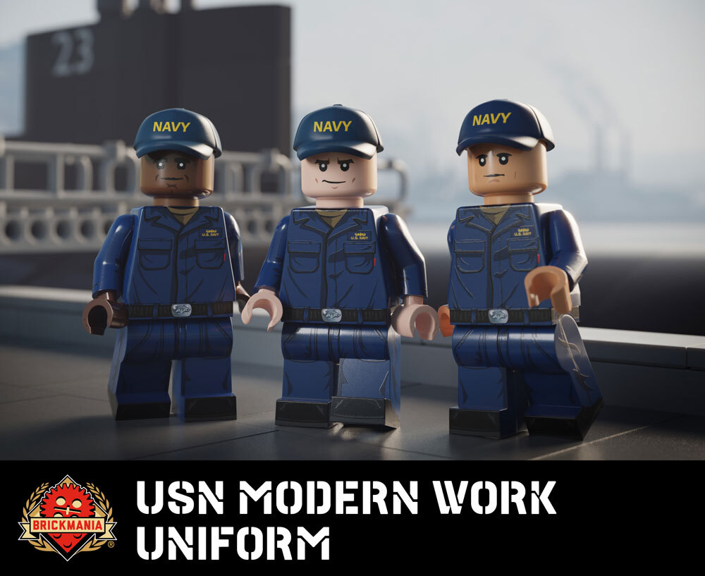 USN Modern Work Uniform custom designed minifig USN Modern Work Uniform custom designed minifig