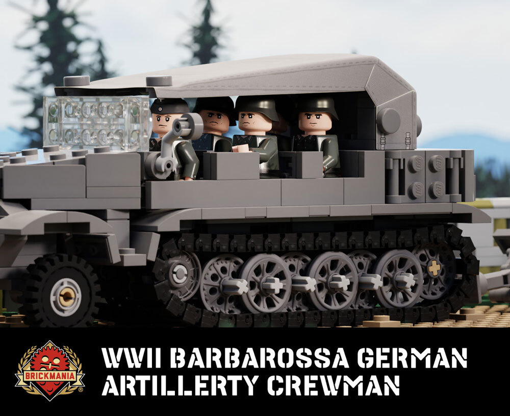 WWII Barbarossa German Artillery Crewman WWII Barbarossa German Artillery Crewman