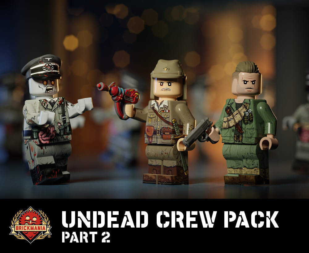 Undead Crew Pack Part 2 custom minifigs by Brickmania&reg;