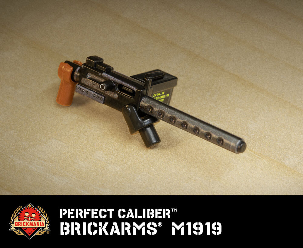 Brickmania&reg; Perfect Caliber&trade; BrickArms&reg; M1919 minifig weapon