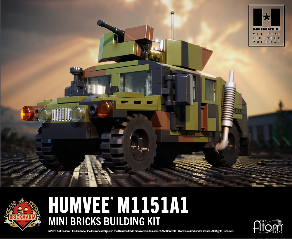 HUMVEE&reg; M1151A1 Mini Bricks Building Kit